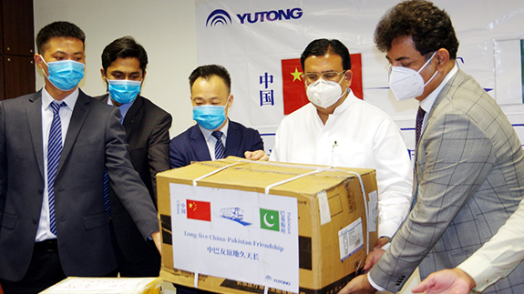 China Yutong Assists Asian Neighbors and Helps Pakistan Fight Epidemic in Public Transport