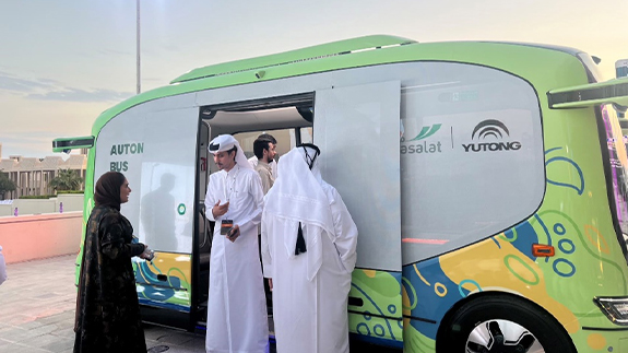 Yutong Showcases Autonomous Bus at Qatar University's 2024 Reunion: Shaping the Future of Transportation
