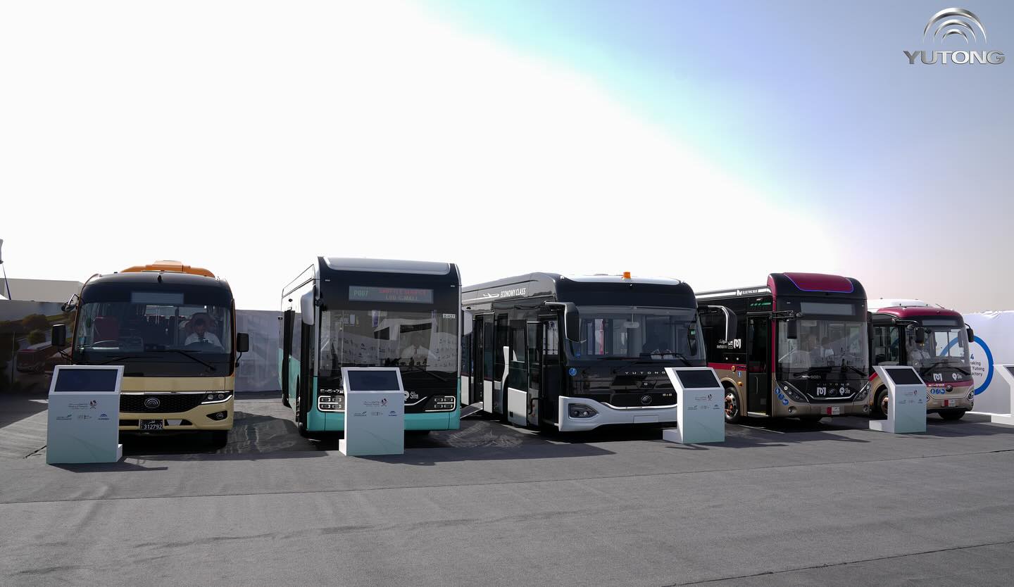 Qatar Minister of transport Lays Foundation Stone for Electric Bus Plant at Um Al Houl