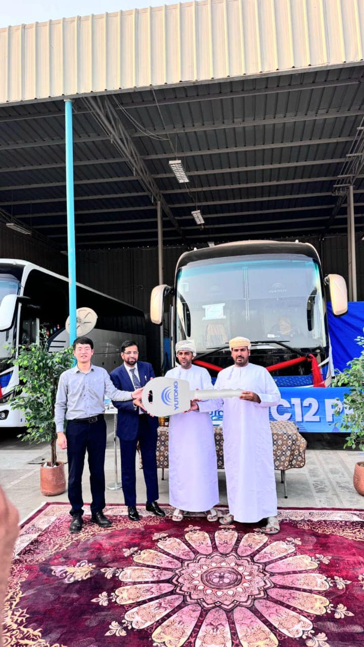 Yutong Delivers 17 Units of ZK6138H Buses to New Tech Automobile Engineers SPC, Strengthening Its Presence in Oman