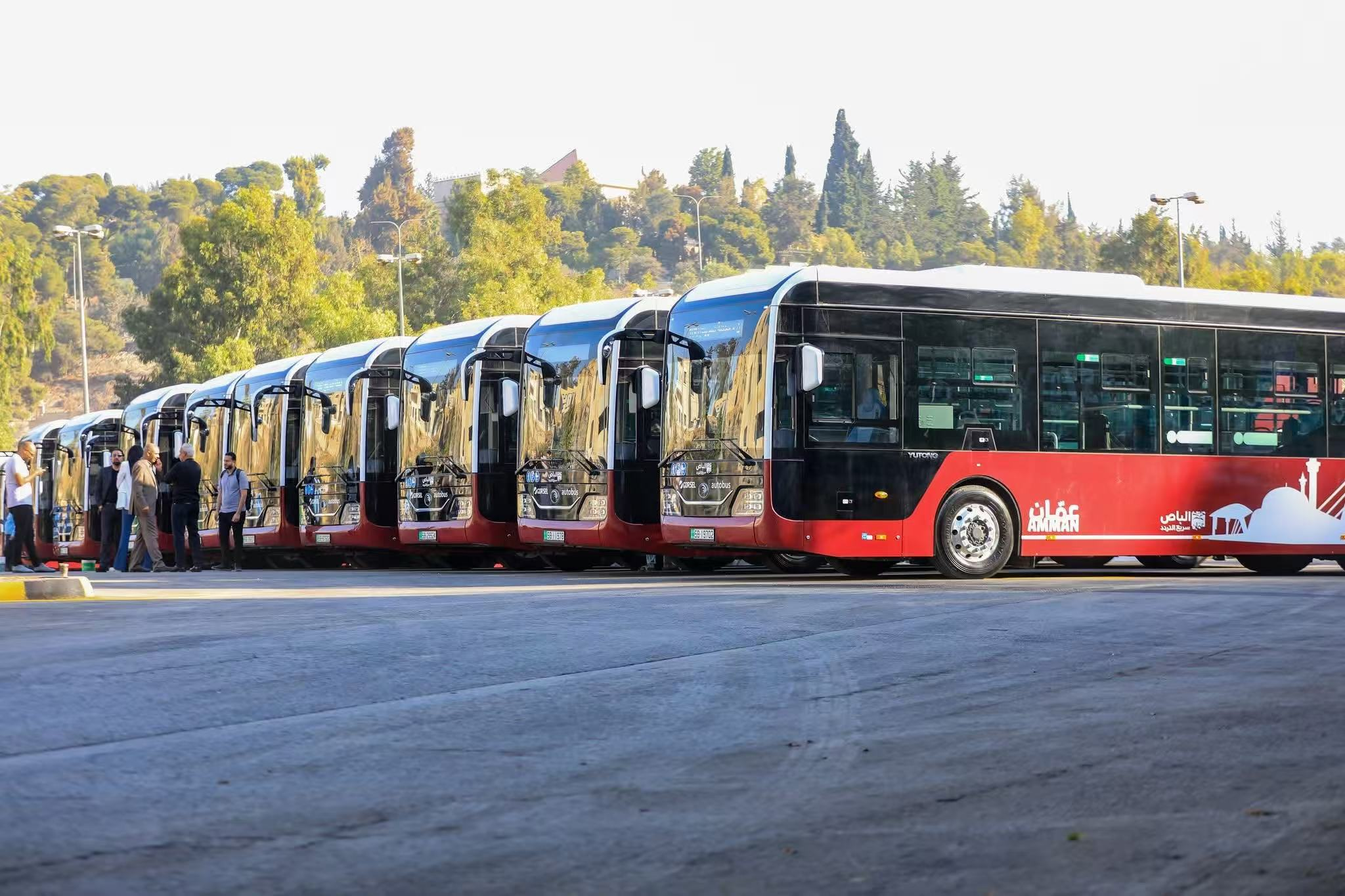 Yutong Successfully Delivers 15 Electric Buses in Amman, Jordan