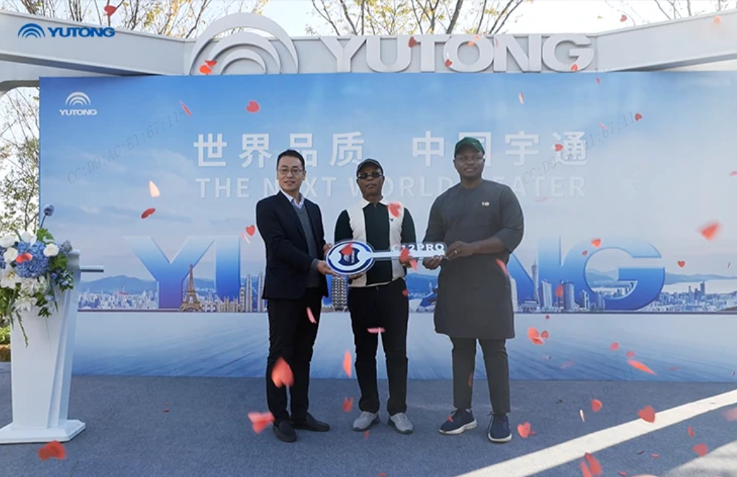 Yutong Bus Delivers 40 C12PRO Units to Nigeria, Upgrading Local Public Transport with Excellent Products and Services