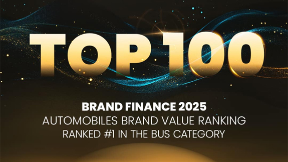 Yutong Ranks Among the World's Top Automobile Brands in 2025
