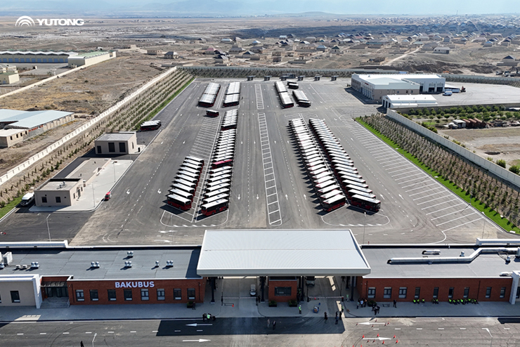 Azerbaijan President Witnesses Delivery of 235 Yutong Buses to Ganja