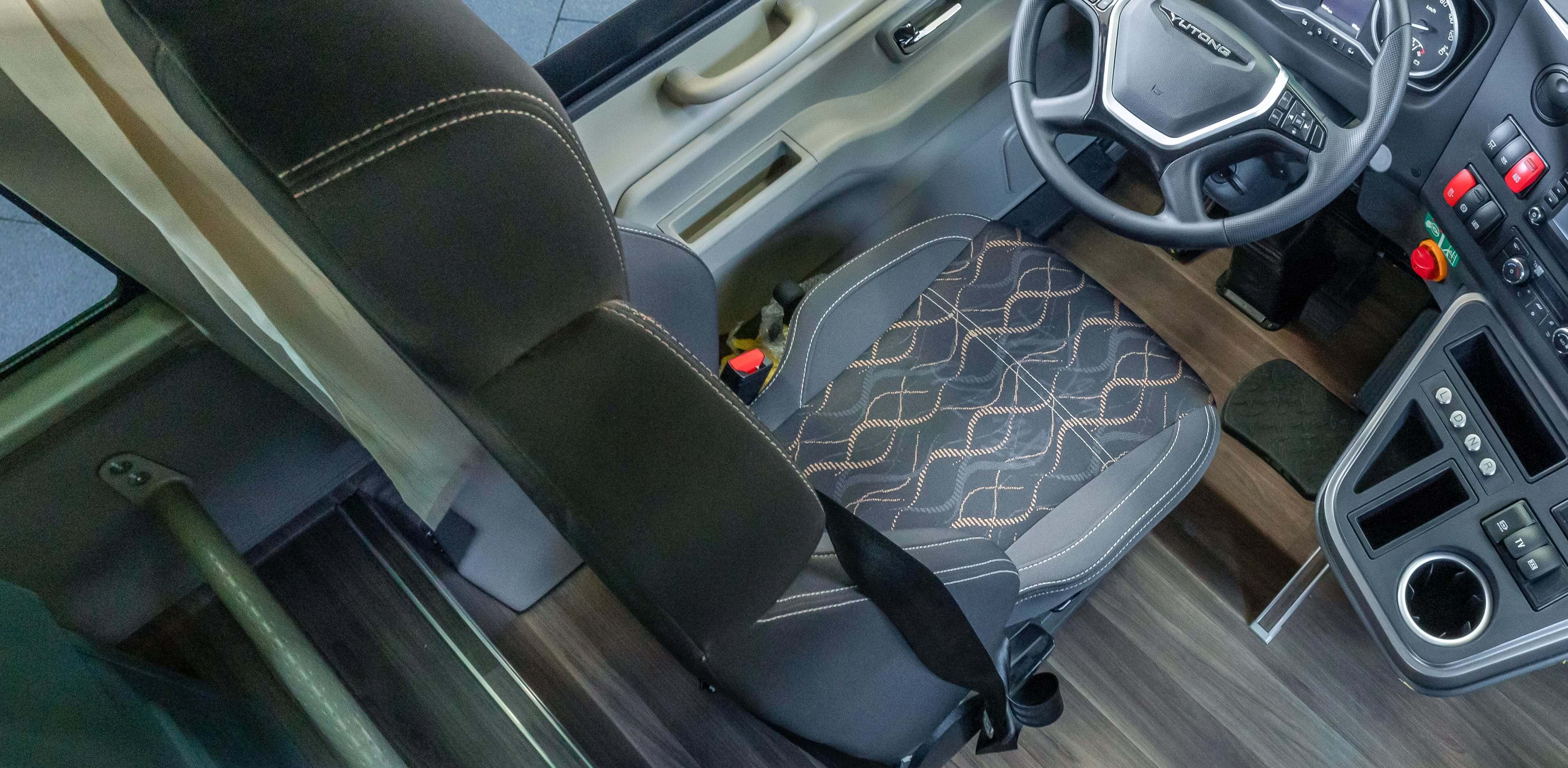 Air suspension driver seat
