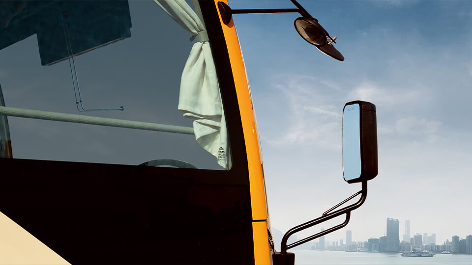 Exterior rear-view mirror + blind spot mirror