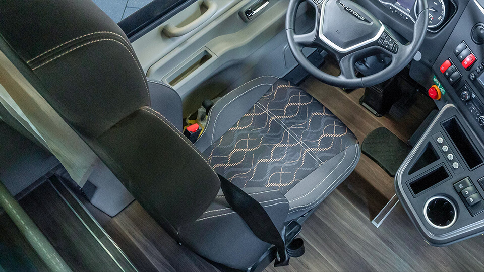 Air suspension driver seat