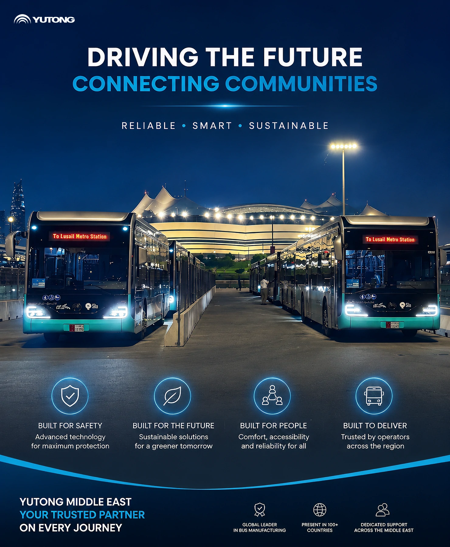Driving Qatar’s Sustainable Mobility Future: Yutong’s Commitment to Electric Transportation Driving Qatar’s Sustainable Mobility Future: Yutong’s Commitment to Electric Transportation